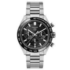 Tag Heuer Carrera Automatic 44mm Black and Silver